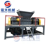 Two-shaft blades crushing machine for plastic wastes plastic shredder and crusher