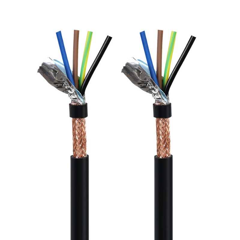 UL20379 Tinned Copper 4 Core PVC Jacket Internal Wiring Electrical Shielded Control Cable