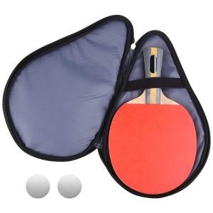 Unique design cushioned table tennis racket / ping pong paddle case.