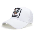 Unisex summer spring animal embroider mesh hat ivy custom cap sports and hat