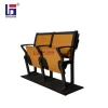 University school classroom folding wooden student desk and chair