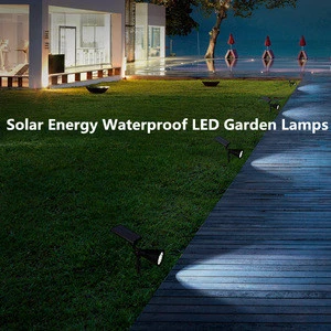 Upgraded Solar Lights 2 in 1 Waterproof Outdoor Landscape Solar Garden Light