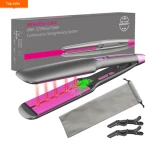 USA Mini Planchas De Cabello Professional Vibration Titanium Flat Iron Hair Straightener for Men