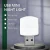 Import USB Plug Lamp Computer Mobile Power Charging USB Small Book Lamps LED Eye Protection Reading Light Small Round Light Night Light from China