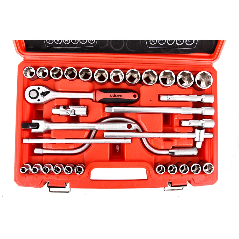 User Esay 32Pcs Car Repair Socket Wrench Auto Body Repair Car Body Repair Hand Tool Kit Set