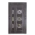 Import Villa Security Main Door Luxury Glass Insert Exterior Copper Doors from China