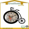 Vintage Antique Style Metal Cycle Shape Decorative Table Wall Clock
