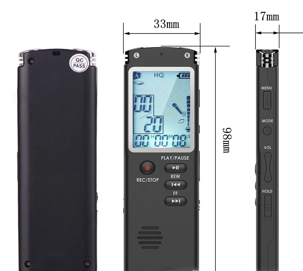 Voice Activated Recorder Audio T60 Mini Spy Digital Voice Recorder