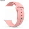 W4  Popular silicone sport watch band straps replacement bracelet wristband for apple,flexible rubber strap watches in bulk