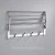 Import Wall Mounted Stainless Steel Foldable Bathroom Towel Holder Rack with Robe Clothes Hooks Movable Towel Rack  Bathroom Rack from China