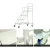 Import Warehouse Steel Safety Rolling Mobile Platform Ladder with Handrails from China