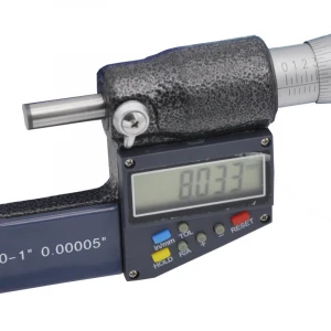 Waterproof 0-25 mm outside micrometer electronic 0.001 mm micron outside micrometer caliper gauge .