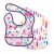Import Waterproof, Washable, Stain and Odor Resistant, 3-9 Months Watercolors & Brushstrokes Baby Bib from China