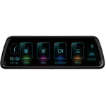 WDR&HDR adas function WIFI Dual Mirror Dash Cam for car with Live Monitor dual camera dash cam dvr black box