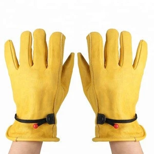 Wear Resistant Anti-slip Protective Welding Sleeves Cuff Spatter Heat Insulation Safety Gloves.