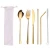 Import wedding hotel stainless steel pure solid copper christmas titanium flatware set rose gold cutlery from China