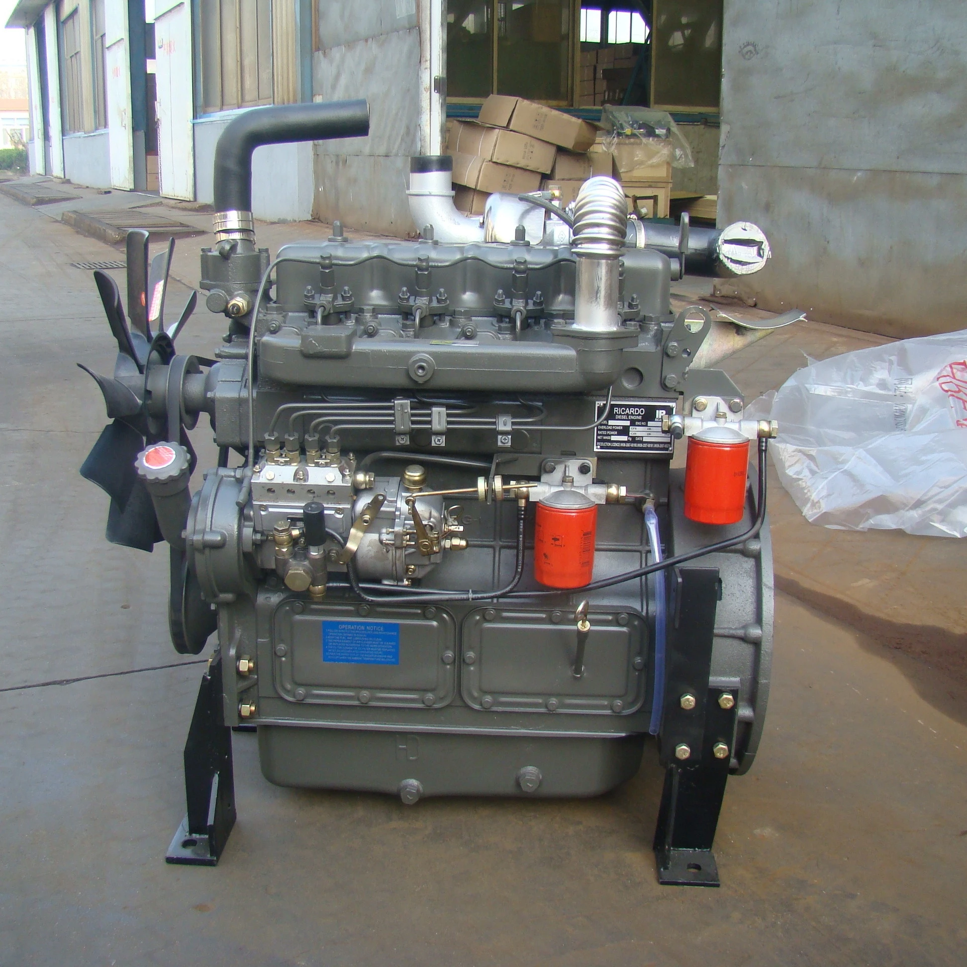 weifang Ricardo series Generator engine assembly use for 30 kva generator