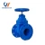 Import WESDOM DIN3352 F5 Gate Valve DN80 Ductile Iron Flanged Water Fluid Non Ring Stem stainless Steel Manual Handwheel 2-48 Blue from China