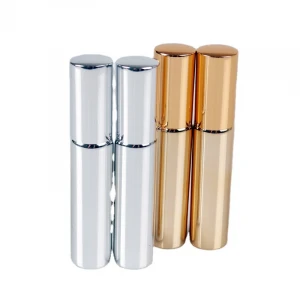 Wholesale 5ml 7ml 10ml 15ml glass perfume roll on bottle with stainless steel metal roller ball