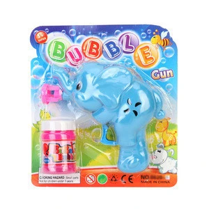 Wholesale cartoon plastic elephant bubble gun toy HC400798
