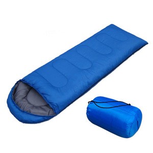 Wholesale Cheap Outdoor 170T Polyester Adult Hollow Fiber Cotton Waterproof Survival Camping Envelope Sleeping Bag