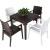 Import Wholesale China  furniture square plastic rattan dining cafe snack outdoor garden table from China