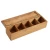 Import Wholesale Custom Cheap 5 Compartment Rectangle Acacia Wooden Spice Storage Box from China