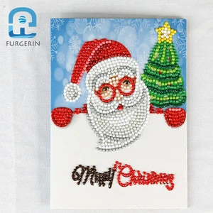 wholesale diamond painting Christmas cards in painting and calligraphy