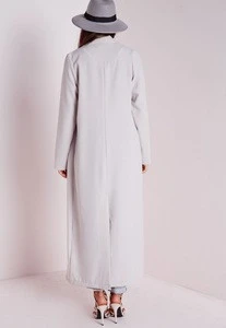 Wholesale Fancy New Style Women Long Sleeve Maxi Duster Coat