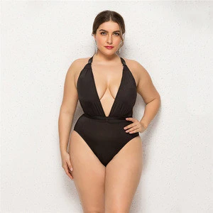 Buy Wholesale Fashion Plus Size Solid Color Swimwear Women Hot