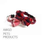 Wholesale Festival Party Accessories Adjustable Dog Bowtie Collar Pet Collar Bow Tie Custom Dog Collar Bowtie Dog Grooming Bows