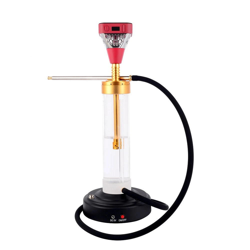 Wholesale high quality shisha hookah Acrylic hookah base nargile lounge furniture sharing shisha With Laser LED