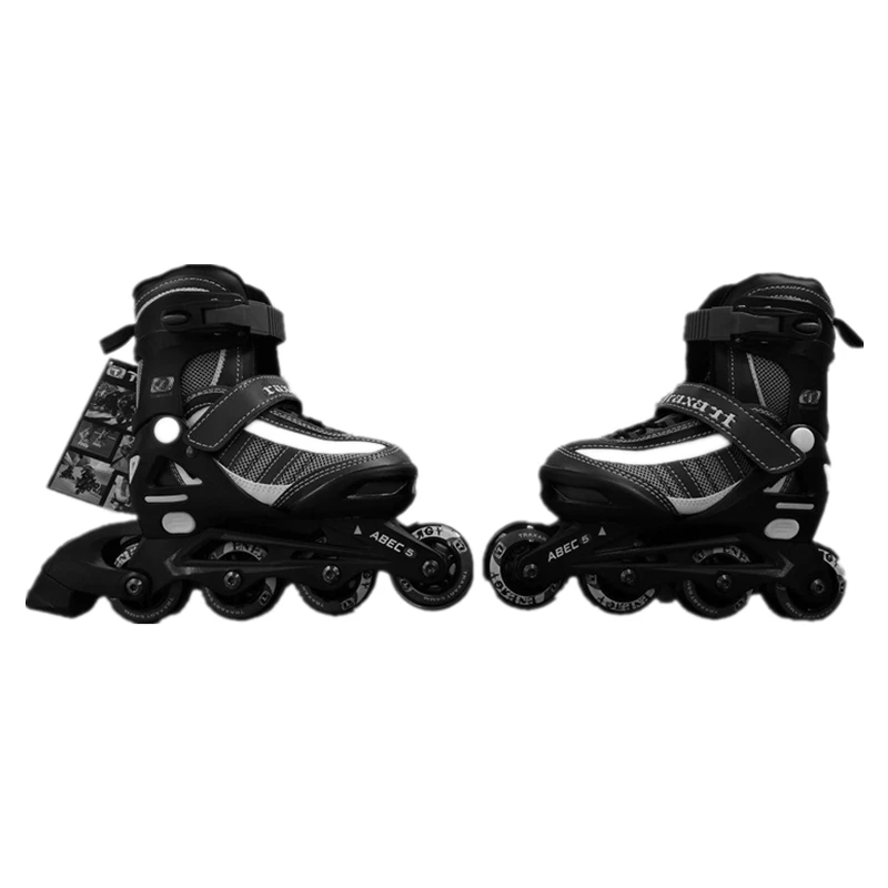 Wholesale high quality silicone 4 wheels rear brake flash comfortable inline roller skates