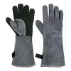 Wholesale Home Cooking Leather Work Gloves Welding Gloves Baking Grill Gloves