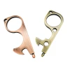 Wholesale non touch keychain antimicrobial door opener with bottle opener