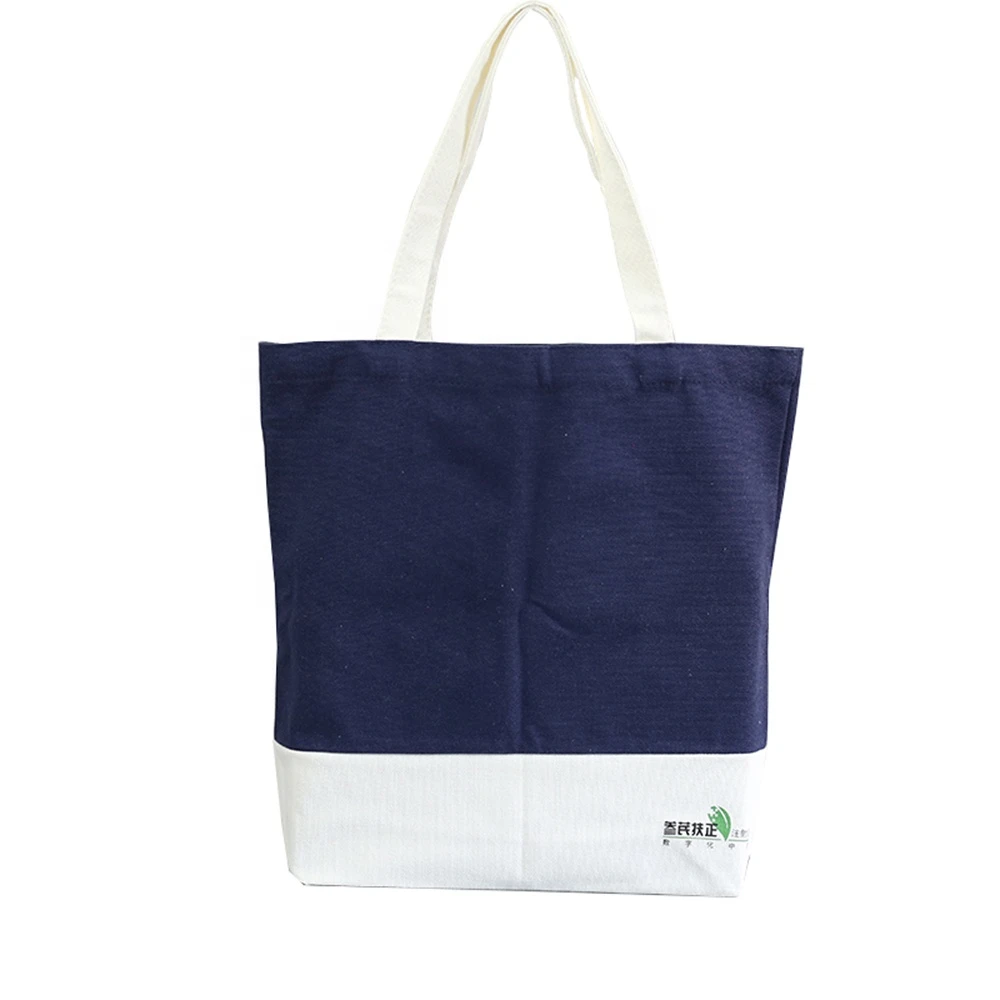 Wholesale OEM Organic Cotton Beach Bag Calico Tote Bag