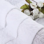 Wholesale Organic Microfiber Fabric 100% Polyester Woven White Stretchy Material for Bedding Unbleached Style
