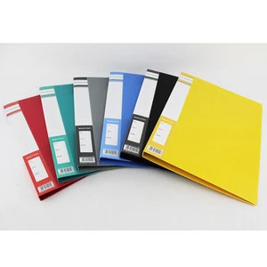 Wholesale pressure metal office lever arch file clip folder 5341 with single strong lever clip and one pocket insert