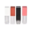 Wholesale Square Unique Clear 5ml Lip Gloss Tubes Custom Label Empty Lip Oil Tubes Cosmetic Packaging Lipgloss Wand Tubes