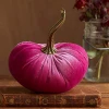Wholesale trendy hot sale small velvet handmade pumpkin for home decor&amp;