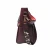 Import Wholesale Women Burgundy Faux Leather Trunk Leopard Tote Set Snap Closure Vintage Long Guitar Strap Crossbody Totes from China
