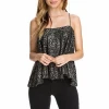 Wholesale Womens Spaghetti Adjustable Strap Sequin Long Length Cami Tank Tops Sexy Camisole