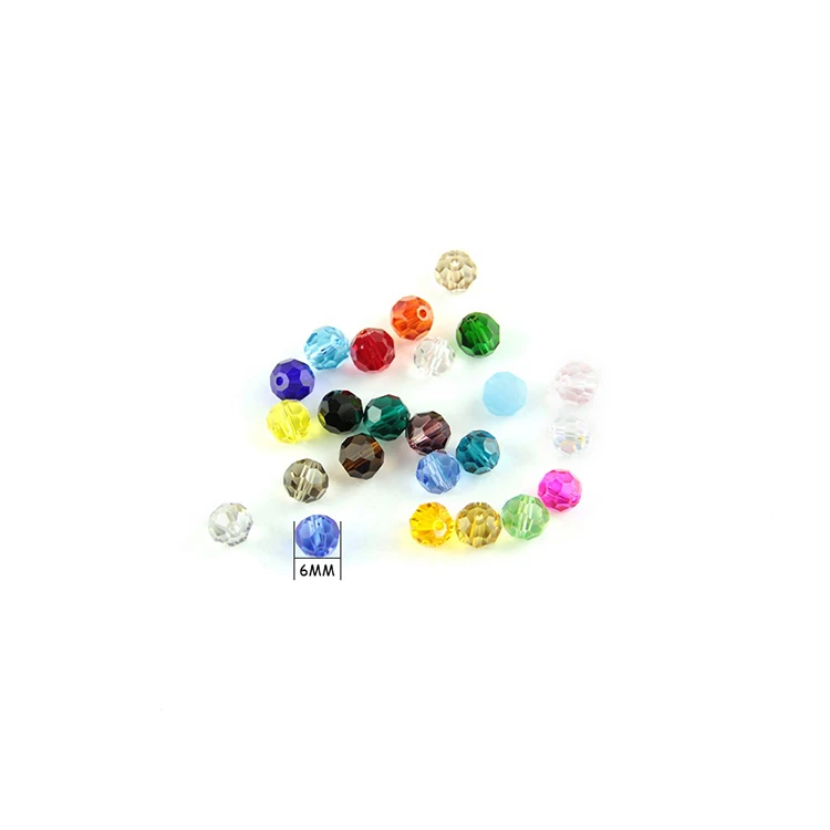 Wholesales colors 2mm 4mm 6mm 8mm 10mm 12mm 14mm 16mm crystal faceted beads DIY jewelry beads for making decor