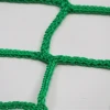 Widely used knotless nylon mesh raschel safety net nylon green orange white black