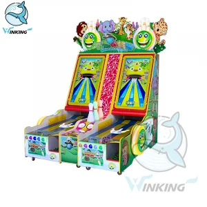 WINKING Adventure bowling kids coin operated indoor game machine children bowling amusement equipment  electronic bowling game
