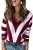 Import Women Sweater 2020 Plus Size Long Sleeve V Neck Striped knitted sweaters Loose Pullover Jumper Tops from China