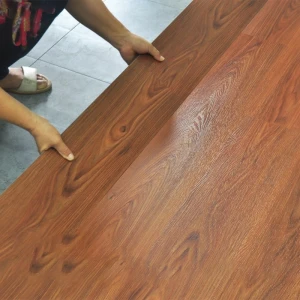 Wood Matte deck tile 3d effect waterproof interlocking vinyl plank click spc flooring