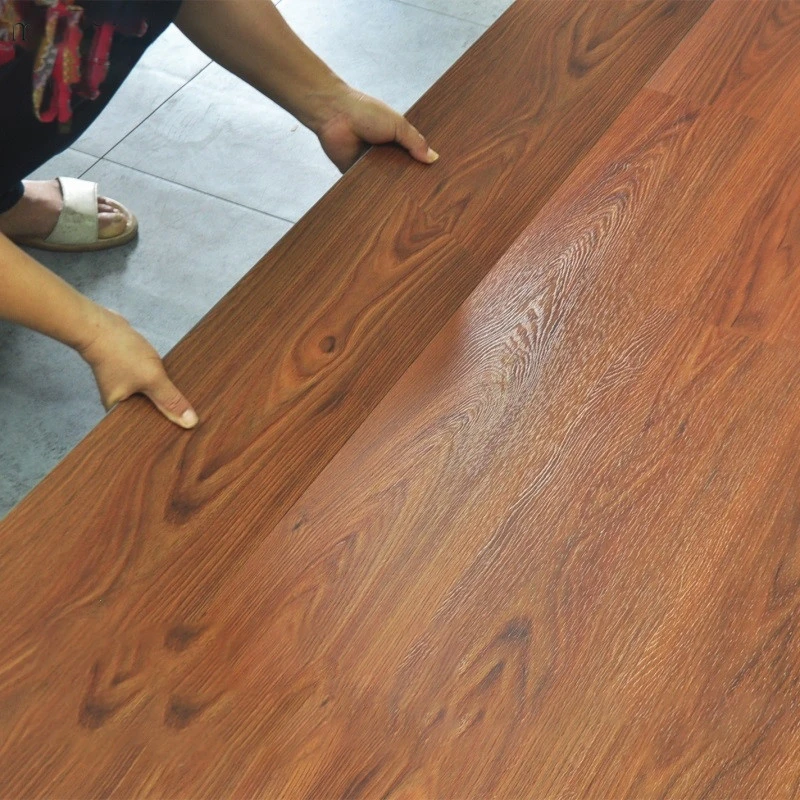 Wood Matte deck tile 3d effect waterproof interlocking vinyl plank click spc flooring