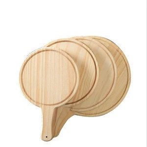 Wood Pizza Peel Cutting Board/Serving Tray Kitchen Tool for Baking