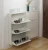 Import wooden modern furniture wall storage shoe cabinet rack from China